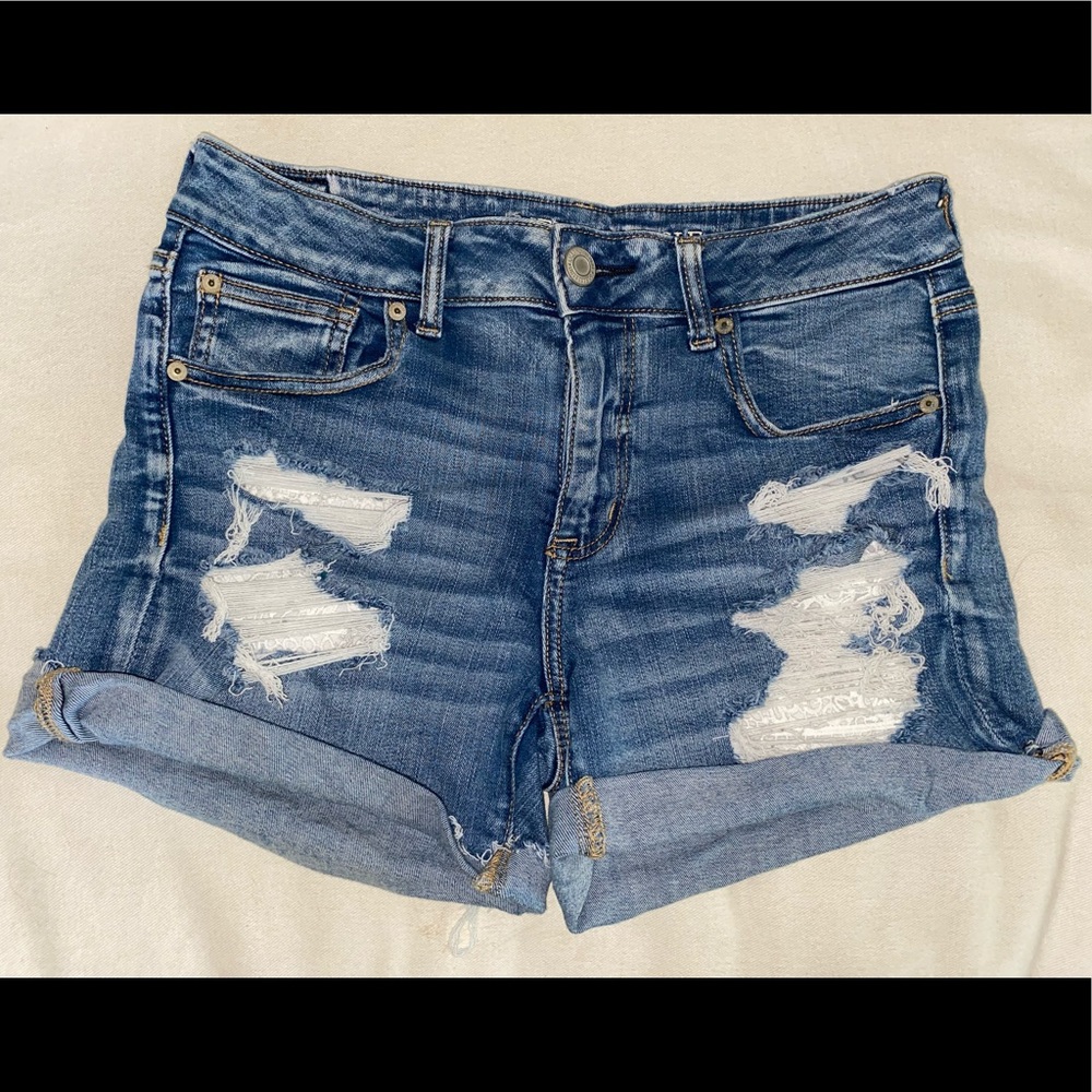 American Eagle High Waisted Jean Shorts